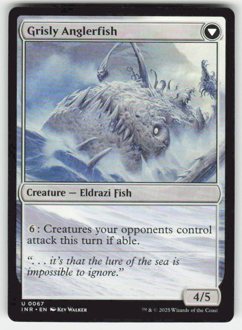 Grizzled Angler // Grisly Anglerfish - Back