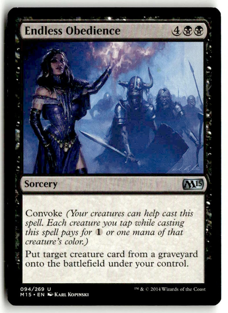 2014 Magic 2015 94 Endless Obedience