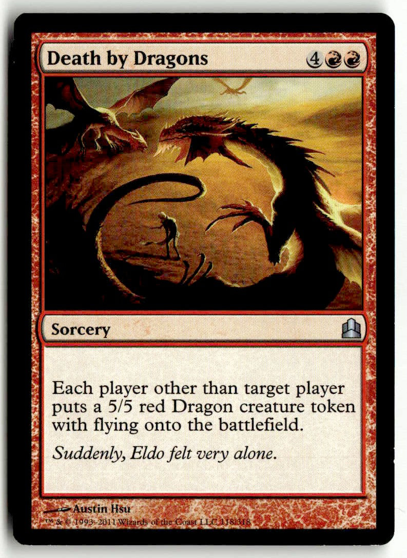 2011 Commander 2011 118 Death by Dragons