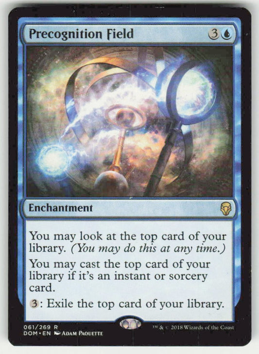 Precognition Field - Front