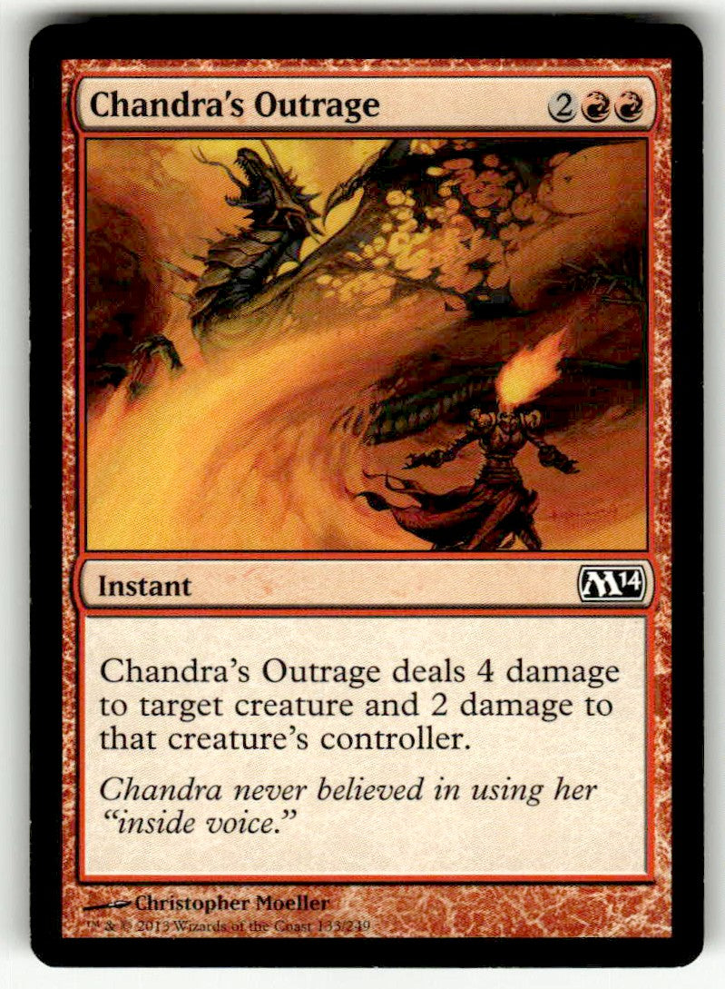 Chandra's Outrage - Front