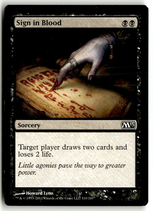 Sign in Blood - Front