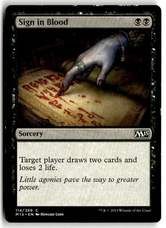 Sign in Blood - Front