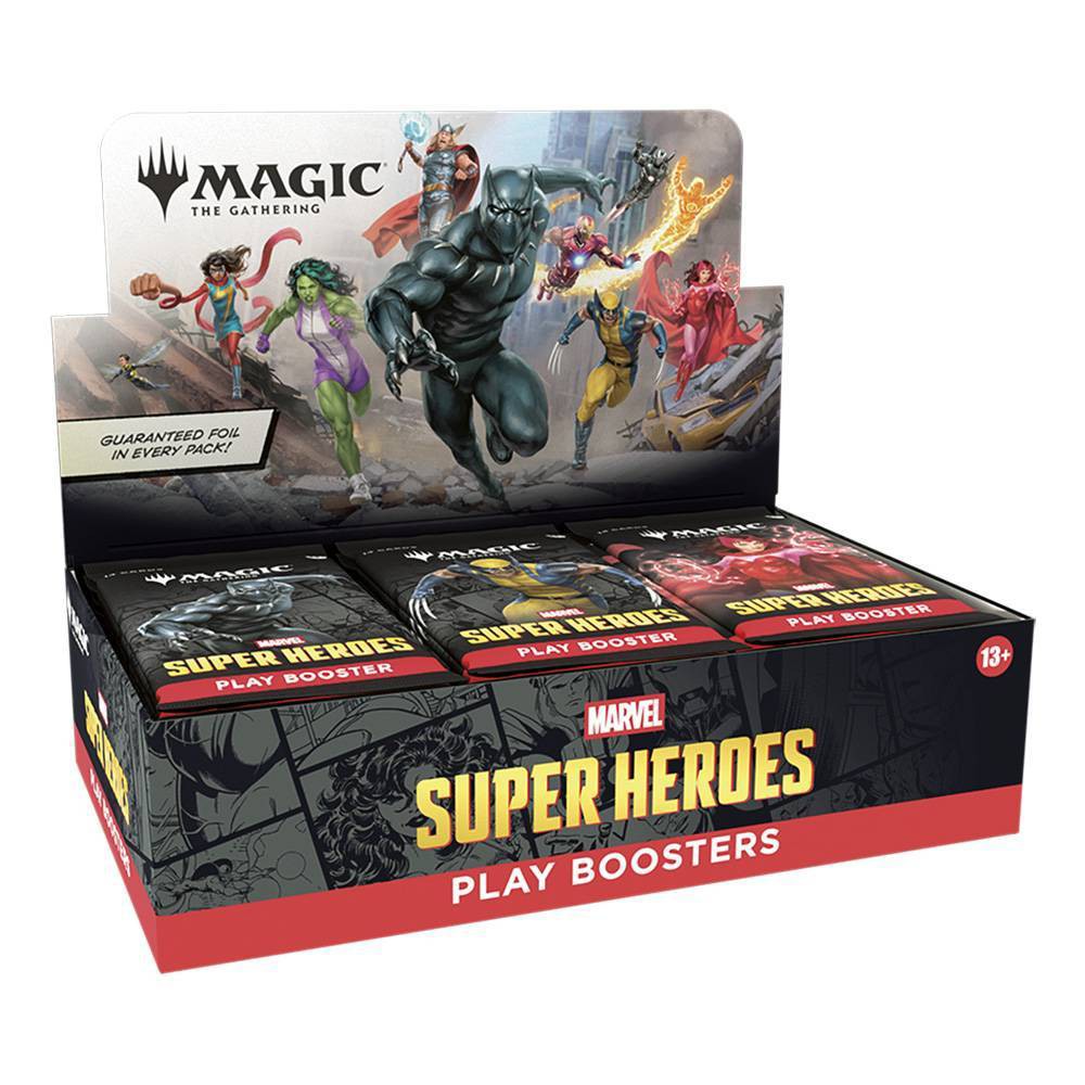 Magic The Gathering | Marvel Super Heroes Play Booster Box | 30 Packs