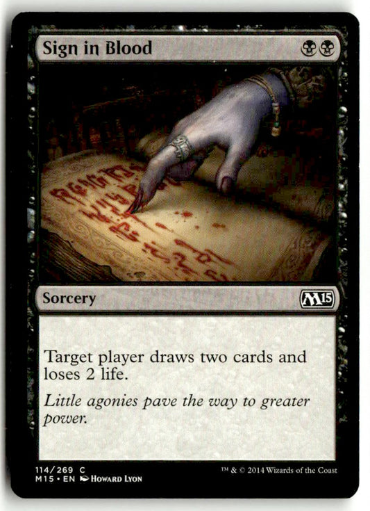 Sign in Blood - Front