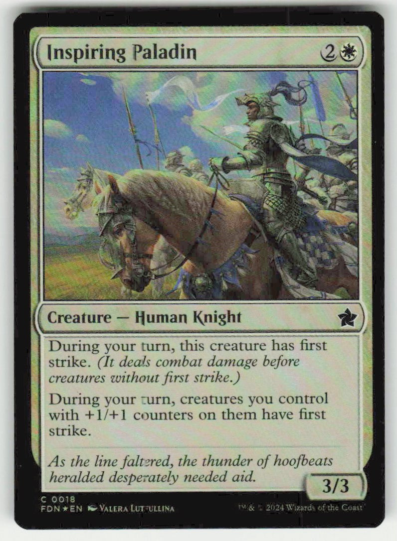 Inspiring Paladin - Front