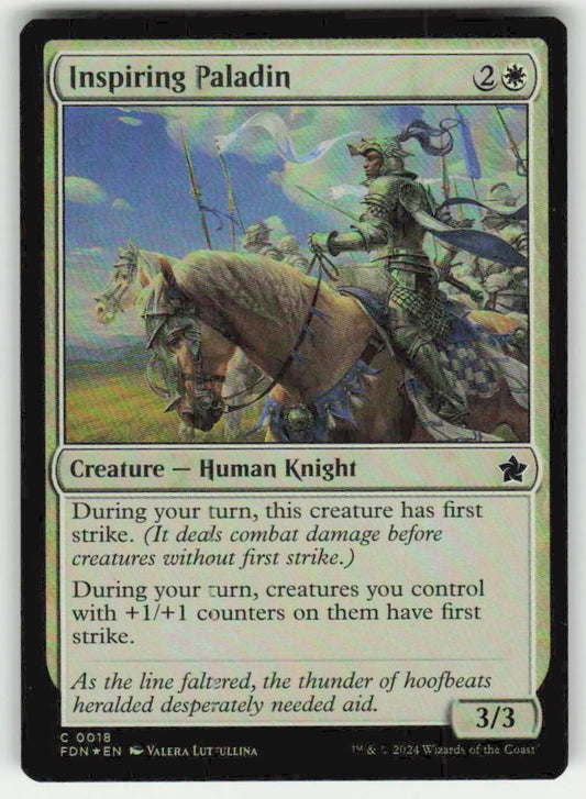 Inspiring Paladin - Front