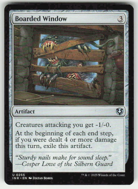 Boarded Window - Front