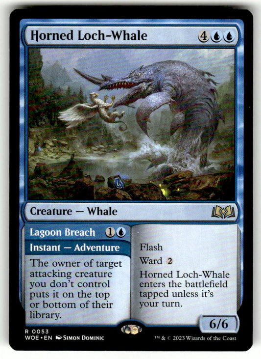 Horned Loch-Whale // Lagoon Breach - Front