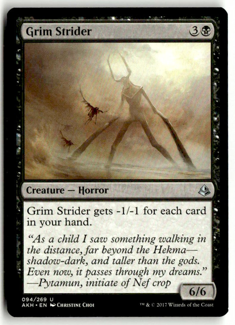 2017 Amonkhet 94 Grim Strider