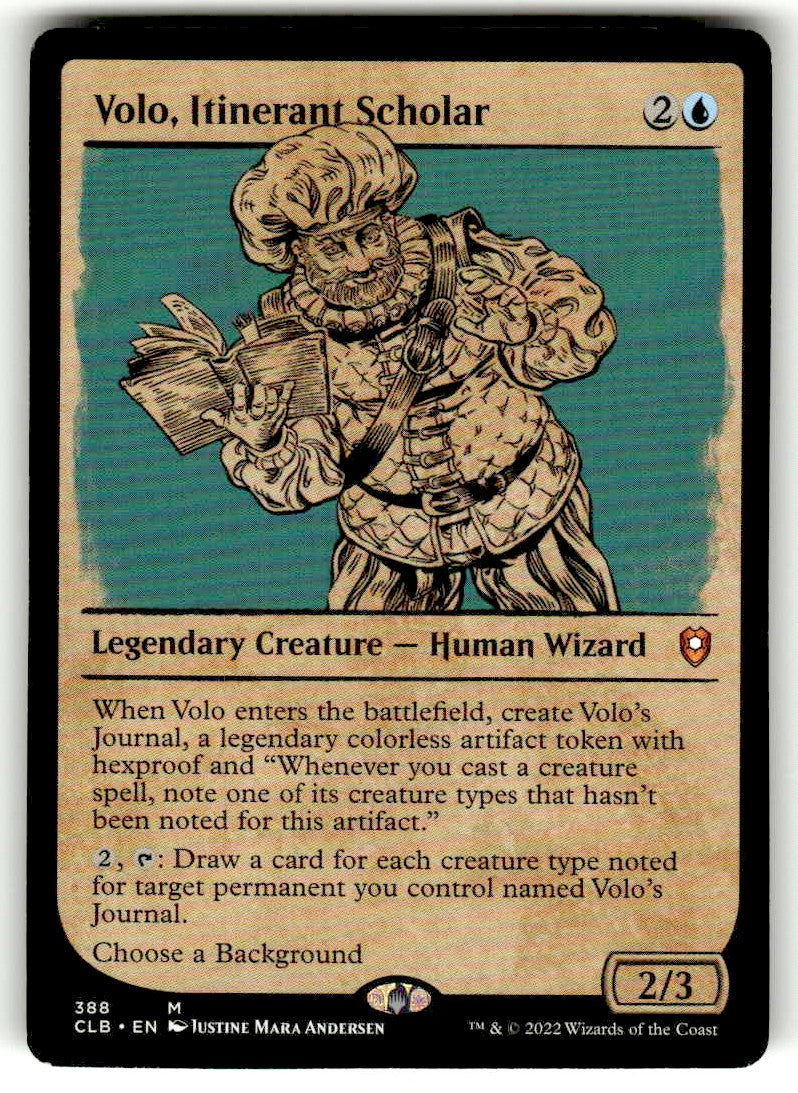 Volo, Itinerant Scholar - Front