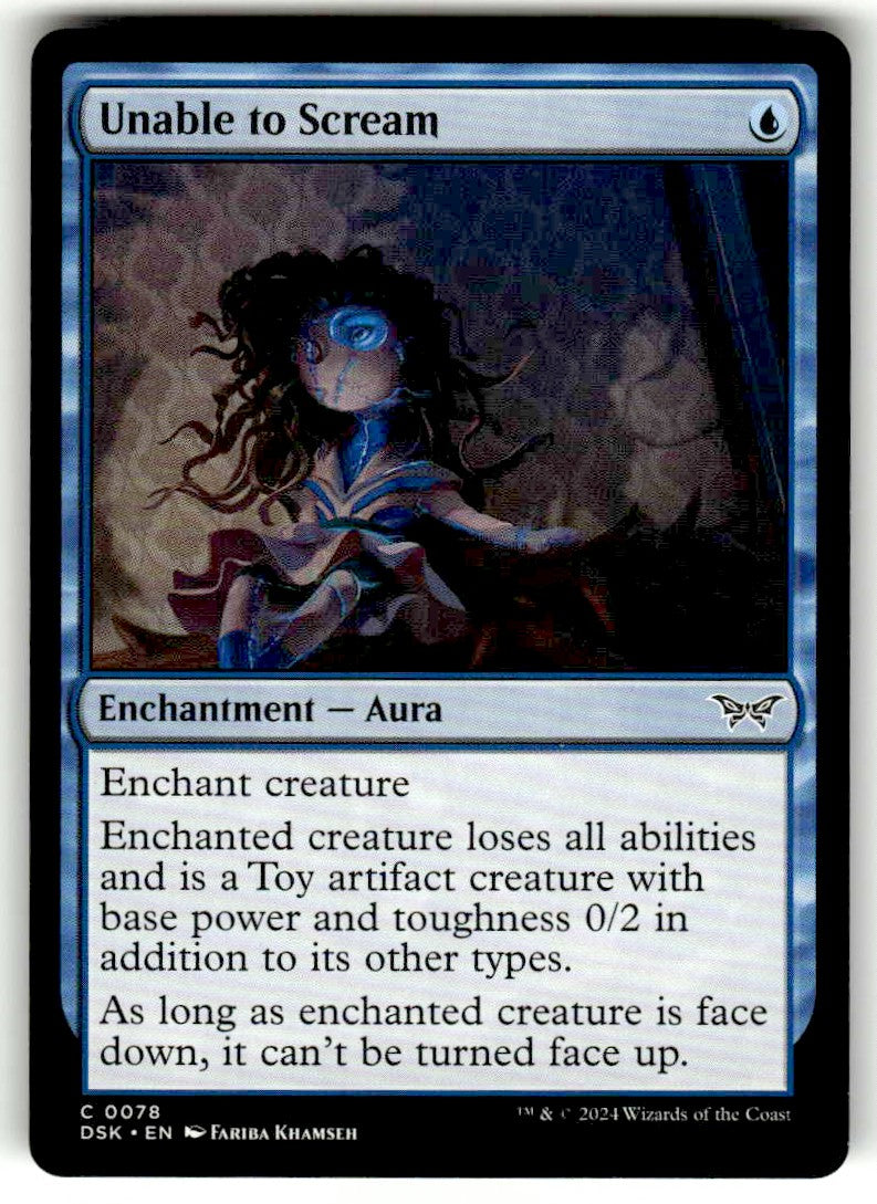 Unable to Scream - Front