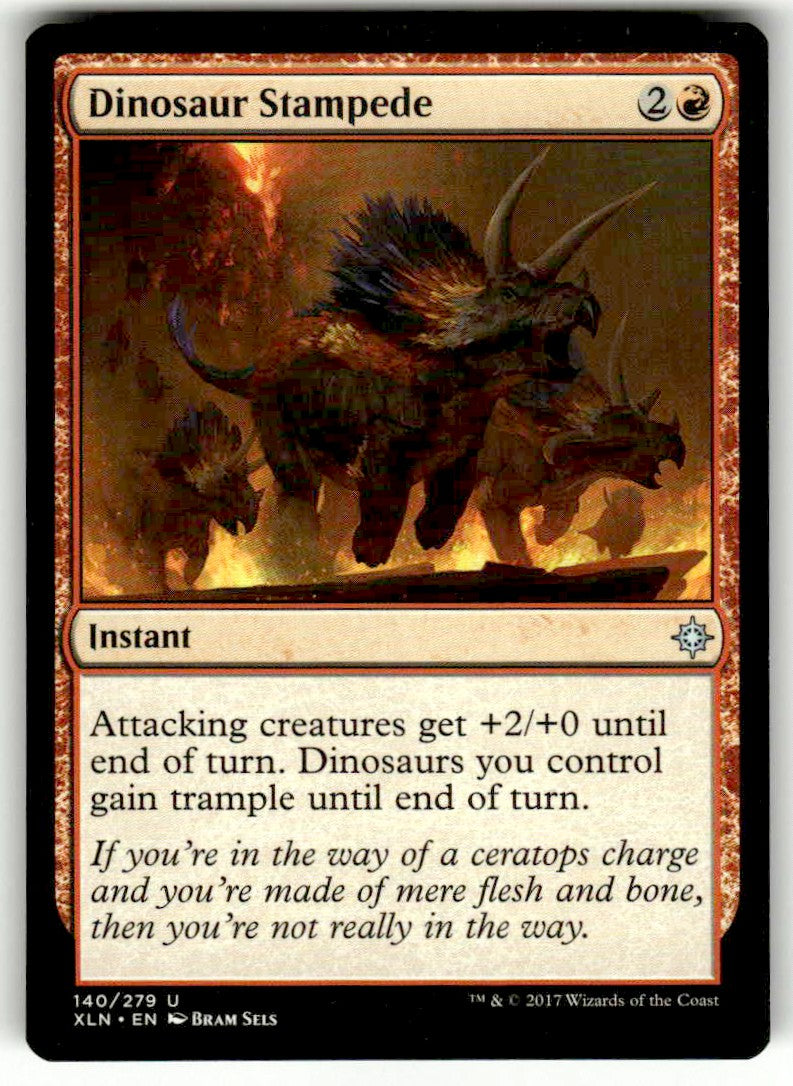 Dinosaur Stampede - Front