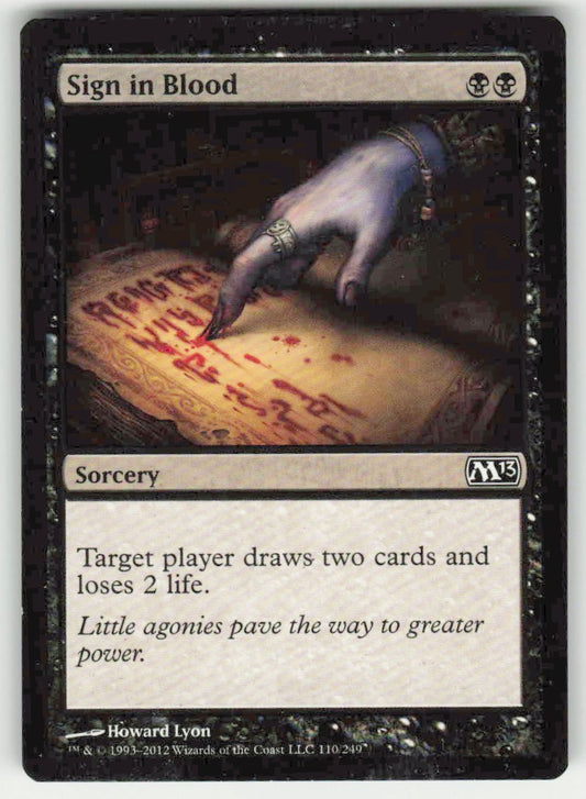 Sign in Blood - Front