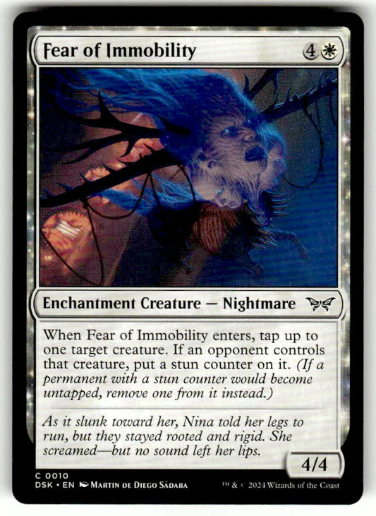 Fear of Immobility - Front