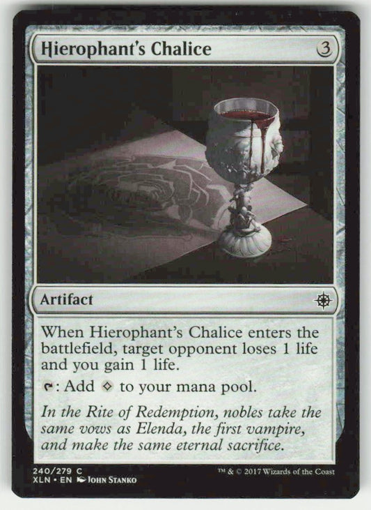 Hierophant's Chalice - Front
