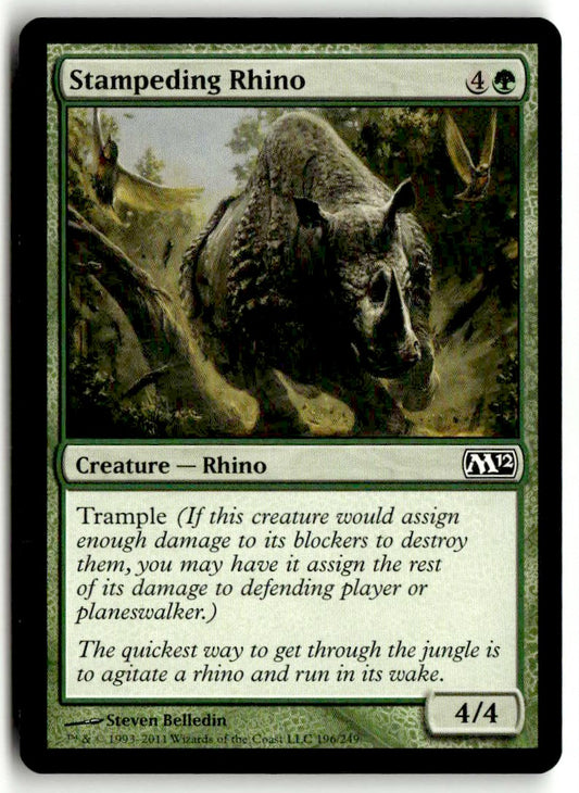 Stampeding Rhino - Front