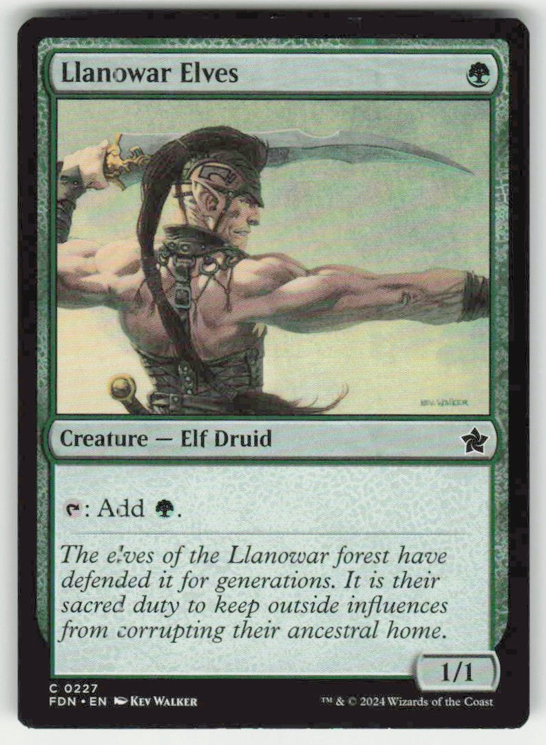 Llanowar Elves - Front