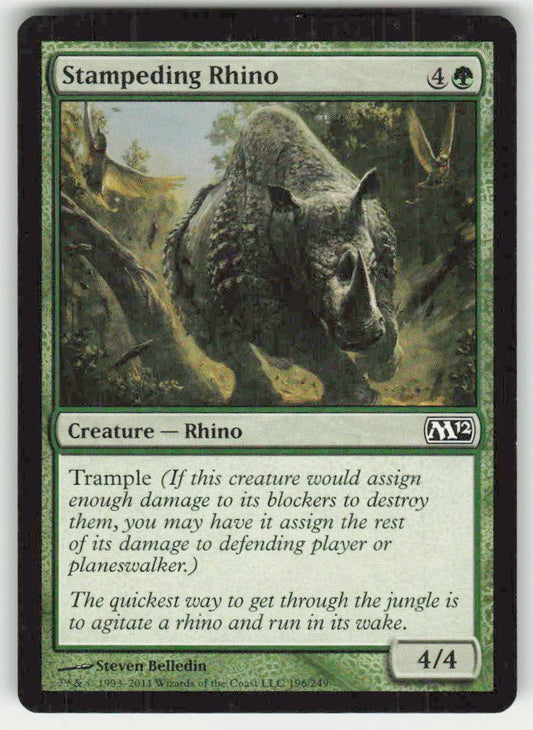 Stampeding Rhino - Front