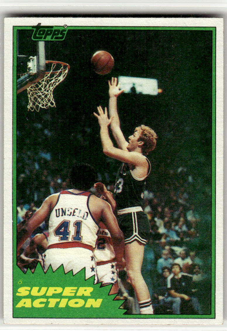 1981-82 Topps #E101 Larry Bird