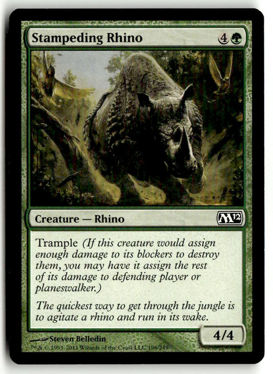 Stampeding Rhino - Front