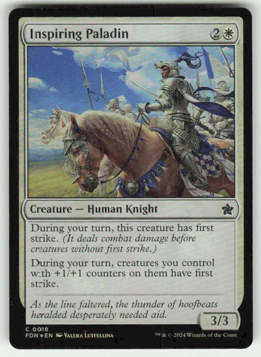 Inspiring Paladin - Front