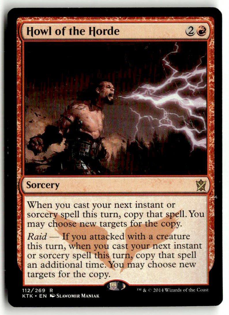 2014 Khans of Tarkir 112 Howl of the Horde