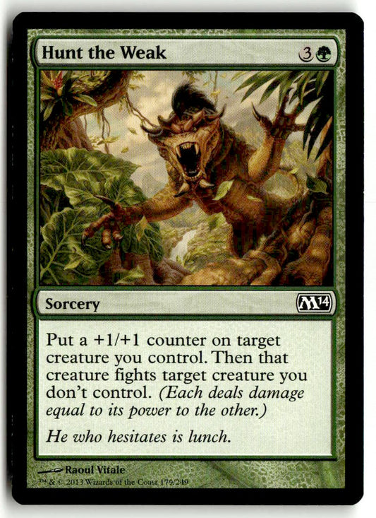 Hunt the Weak - Front