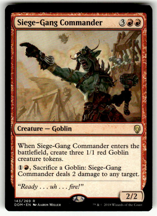 Siege-Gang Commander - Front