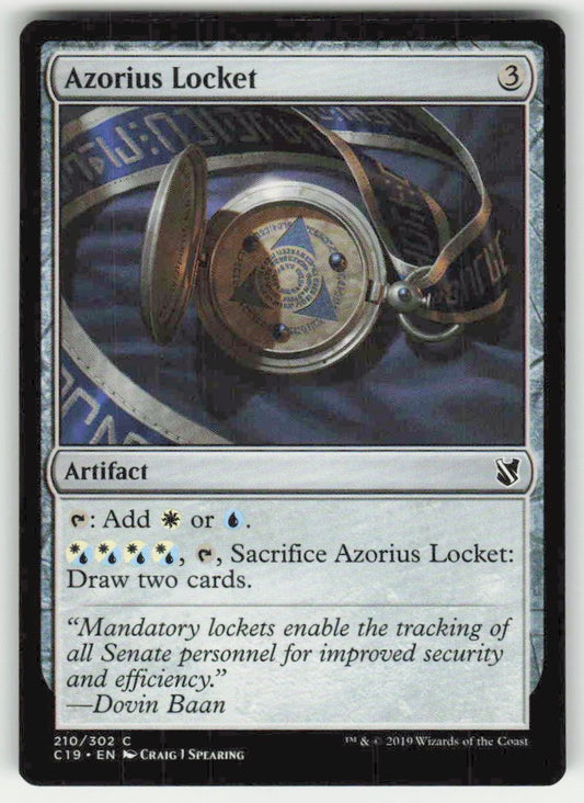 Azorius Locket - Front