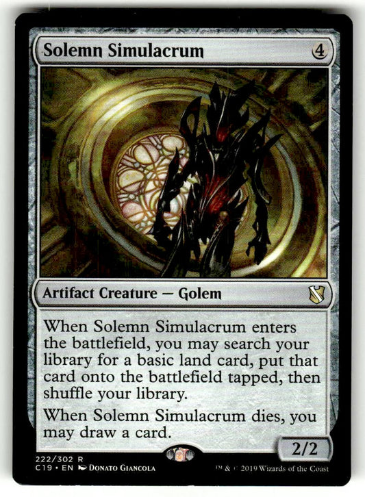 Solemn Simulacrum - Front