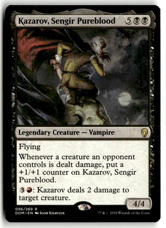 Kazarov, Sengir Pureblood - Front