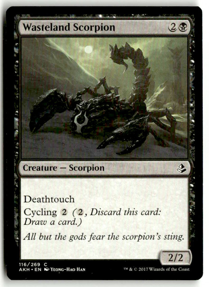 2017 Amonkhet 116 Wasteland Scorpion