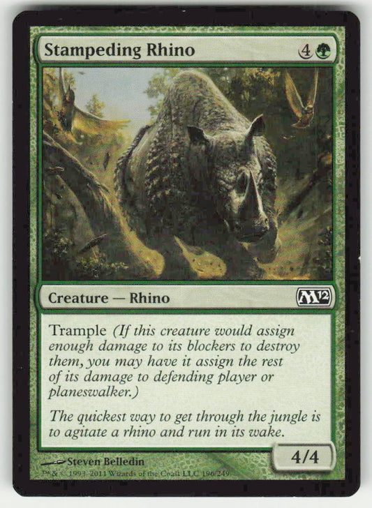 Stampeding Rhino - Front