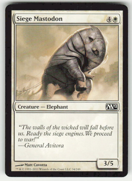 Siege Mastodon - Front