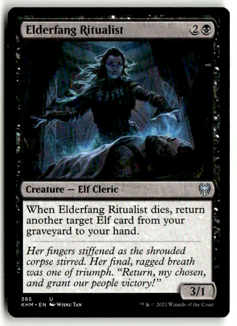 2021 Kaldheim 385 Elderfang Ritualist
