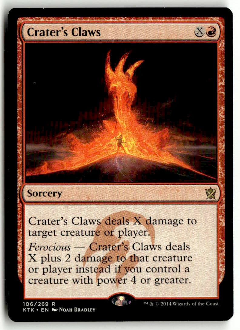 2014 Khans of Tarkir 106 Crater's Claws