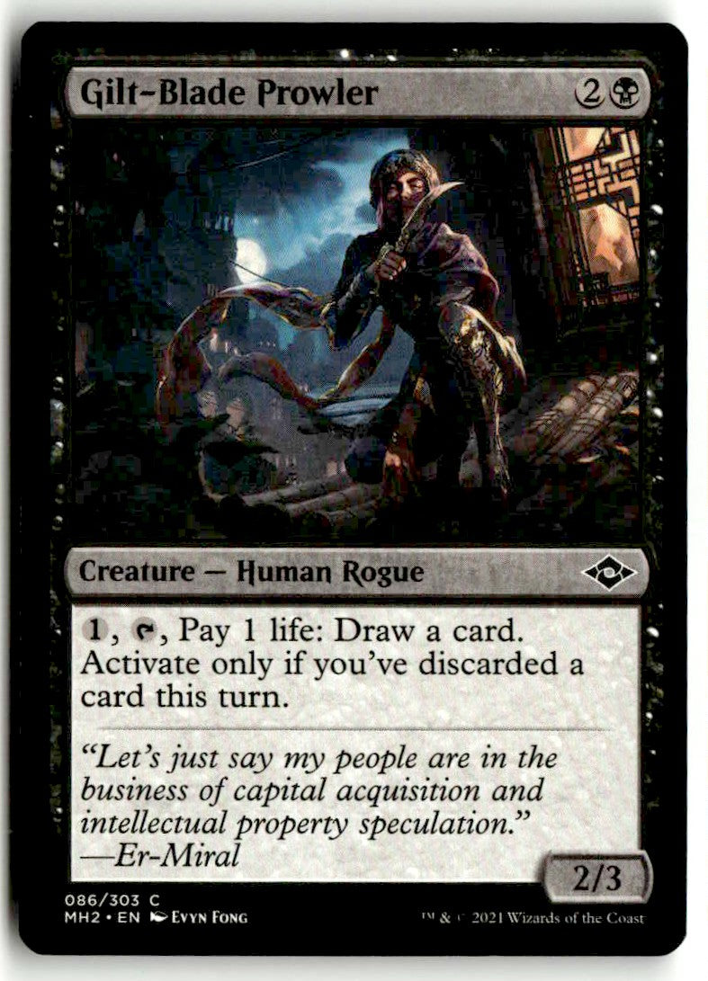 2021 Modern Horizons 2 86 Gilt-Blade Prowler