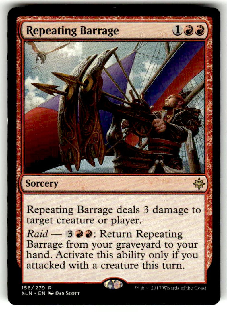 Repeating Barrage - Front