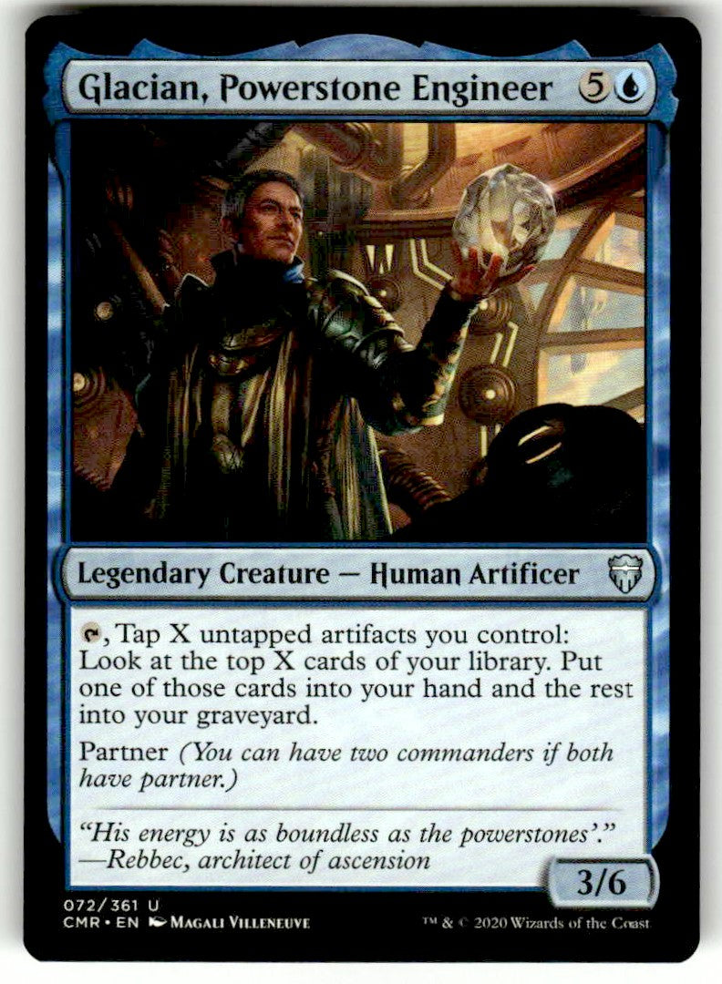 Glacian, Powerstone Engineer - Front