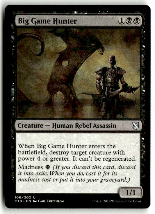 Big Game Hunter - Front
