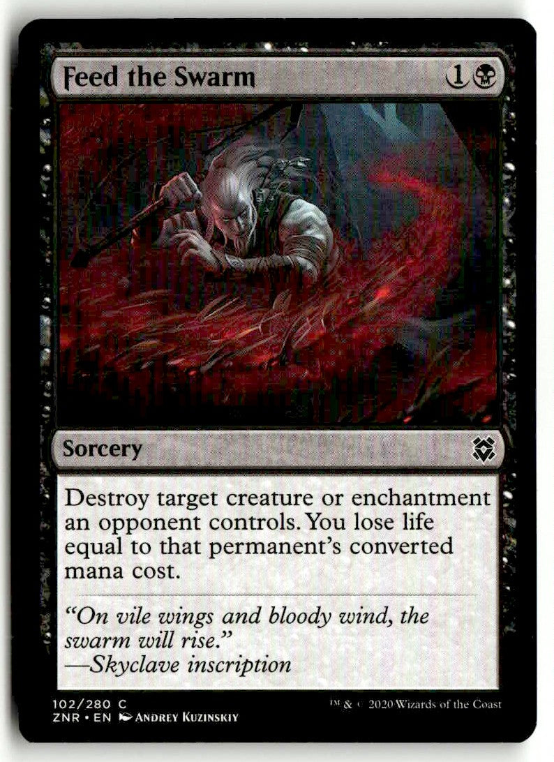 2020 Zendikar Rising 102 Feed the Swarm