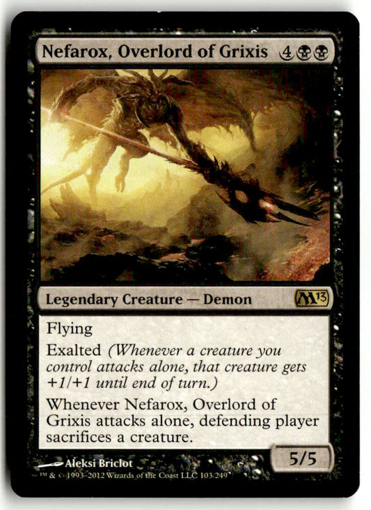 Nefarox, Overlord of Grixis - Front