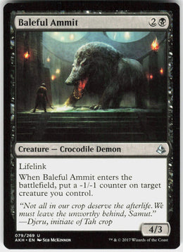 Baleful Ammit #79 NM
