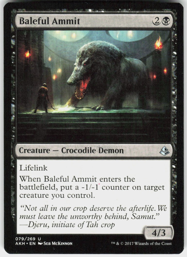 Baleful Ammit #79 NM