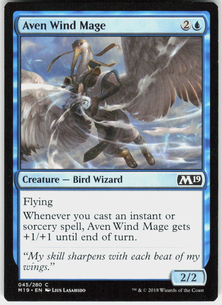 Aven Wind Mage #45 NM