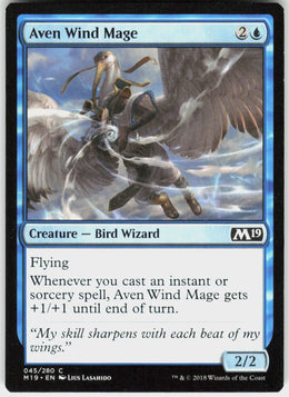 Aven Wind Mage #45 NM