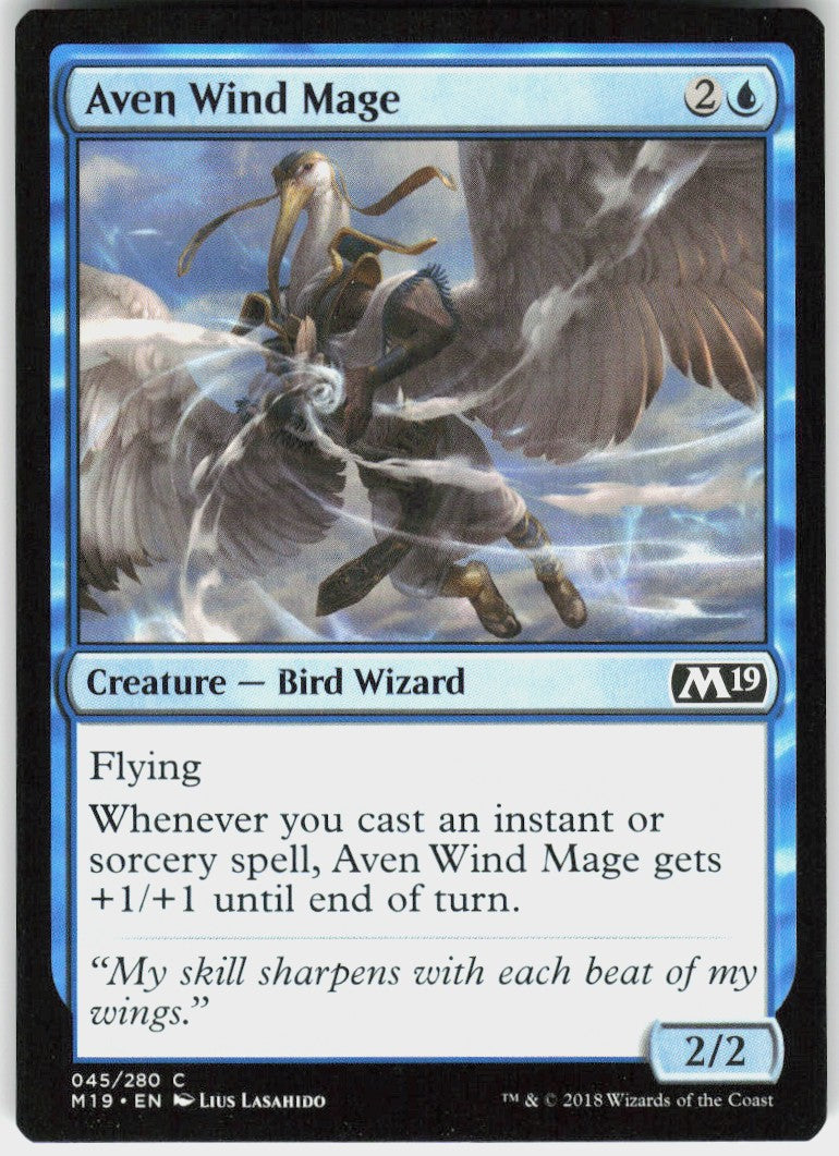 Aven Wind Mage #45 NM