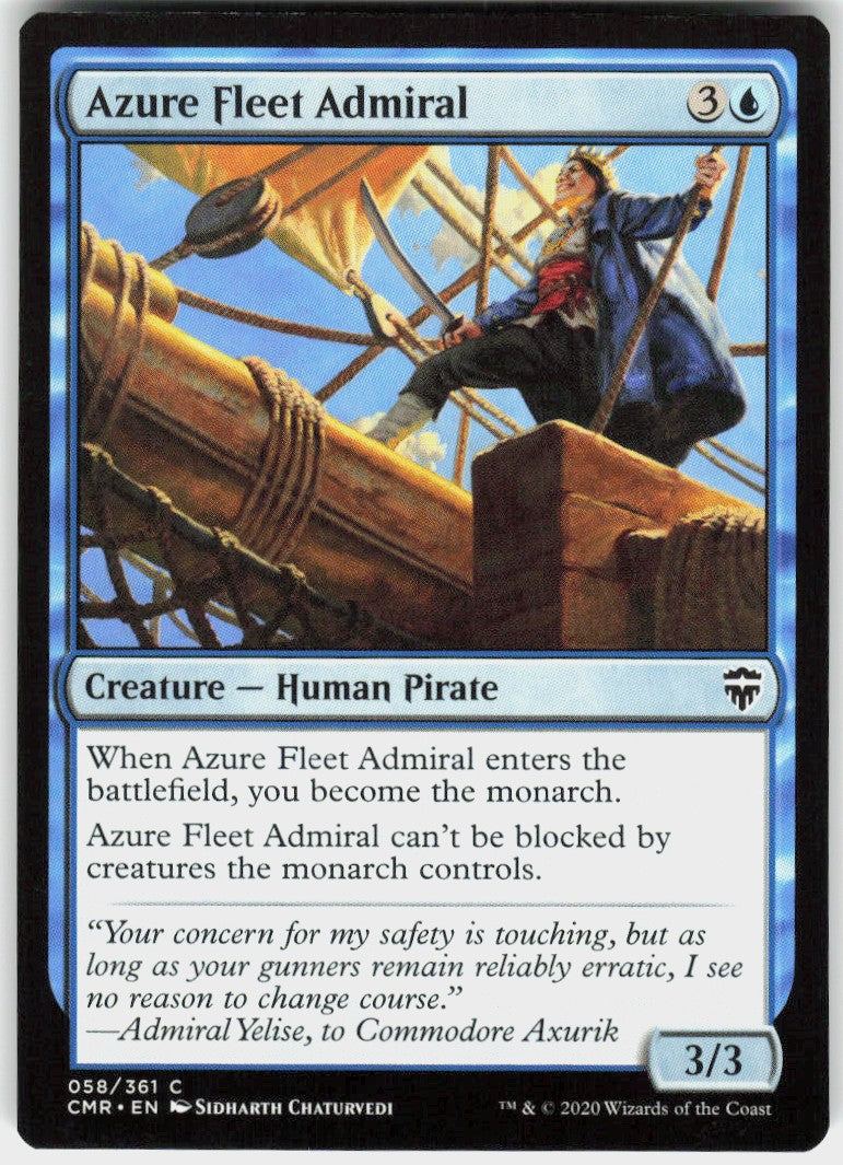 Azure Fleet Admiral #58 NM