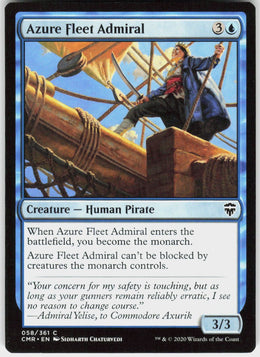 Azure Fleet Admiral #58 NM